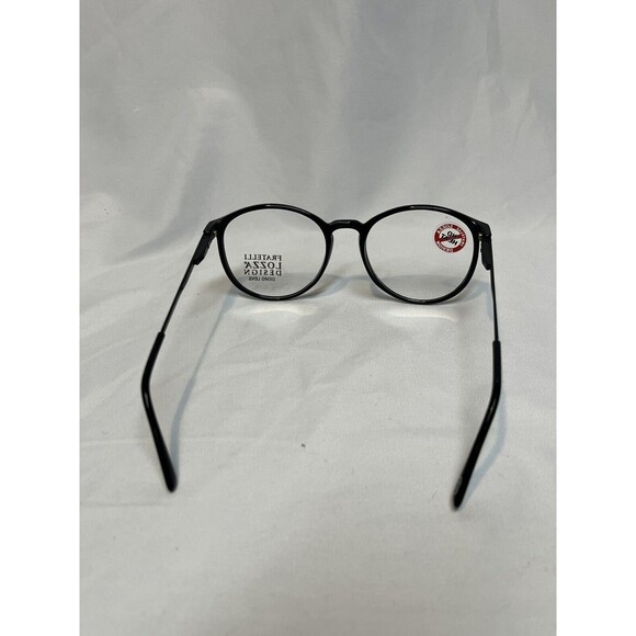 Fratelli Lozza Lonyl Saturn Black Eyeglass FRAMES ONLY 52 20 135 Eyeglasses - Picture 6 of 6